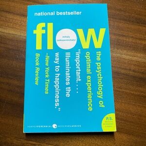 Flow by Mihaly Csikszentmihalyi Book